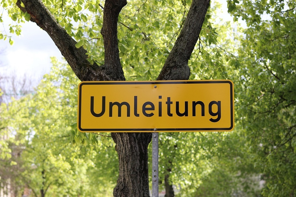 Umleitungsschild